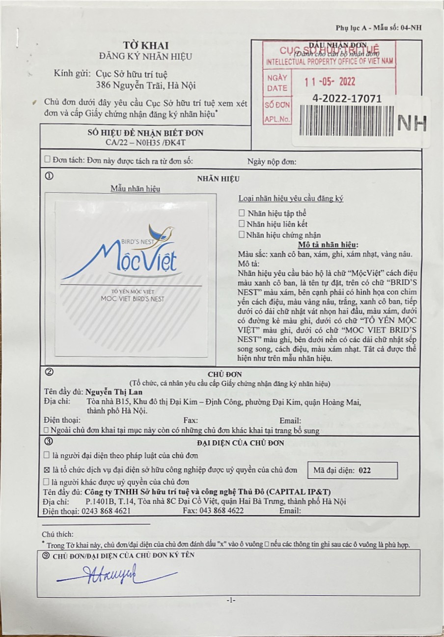 Yến sào Mộc Việt