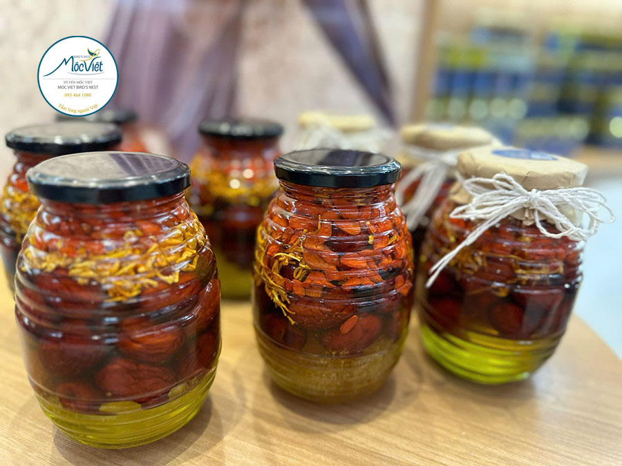 Mật ong ngâm tổ yến