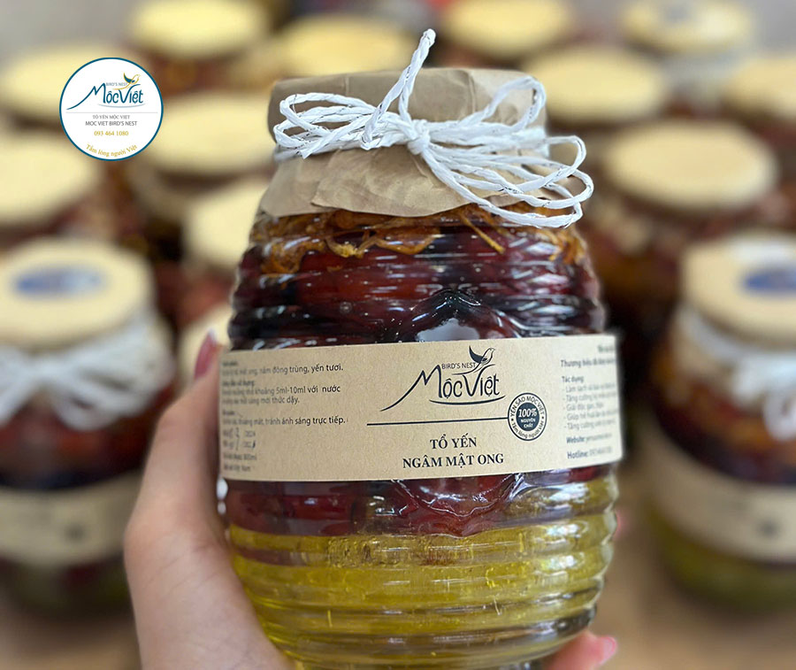 Mật ong ngâm tổ yến