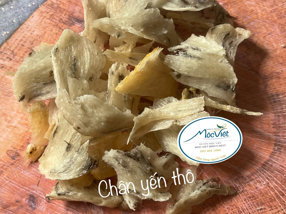 Chân tổ yến thô trắng LOẠI VIP